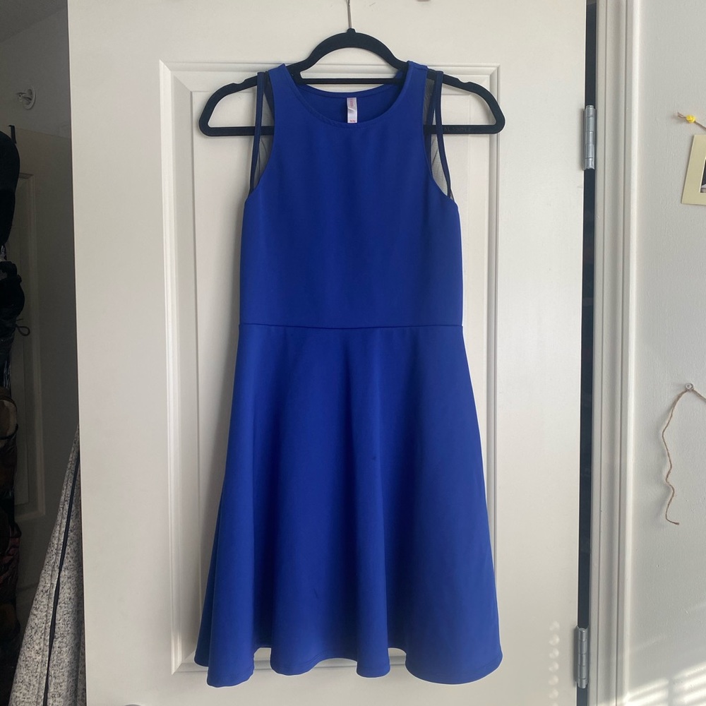 Large Blue Dress